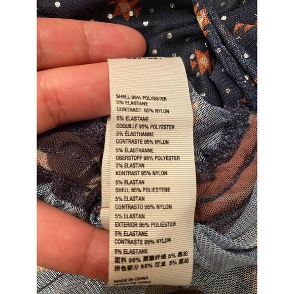 Free People - Kimono dress ruffle v-neck swiming cover up size M/L - Picture 11 of 14